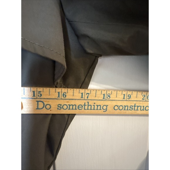 NWT Via Spiga Women's Sage Green Hooded Belted Trench Coat Size S Wtr Repellent - Picture 7 of 9